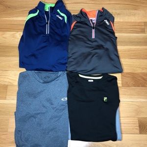 Bundle of 4 Boys Large 14/16 Pullover Fila, Oasics
